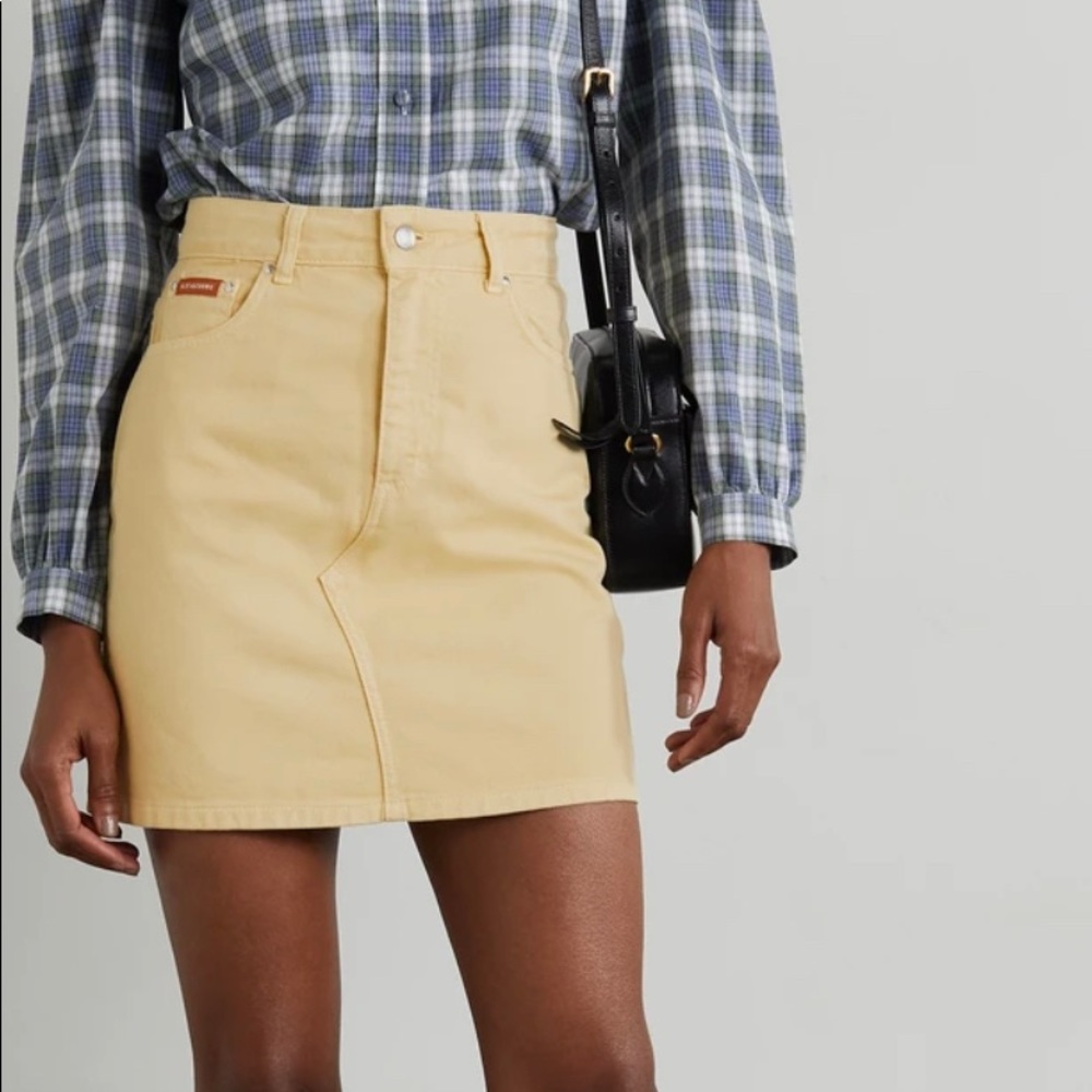 Rosamund organic denim mini skirt
